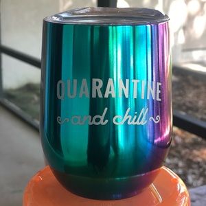 Wine Tumbler - Quarantine and Chill